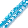 Imitation Jade Glass Beads Strands EGLA-K015-04A-1