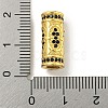 Brass Micro Pave Black Cubic Zirconia Beads KK-G493-35G-3