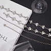 Alloy Flower Link Chain Waist Chains FIND-WH0421-95P-2