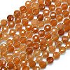 Natural Red Aventurine Beads Strands G-K389-B48-01-1