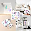 Paint Splatter PET Plastic Hollow Out Drawing Painting Stencils Templates DIY-WH0244-278-6