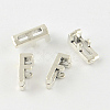 Antique Silver Plated Alloy Letter Slide Charms TIBEP-S296-F-RS-1