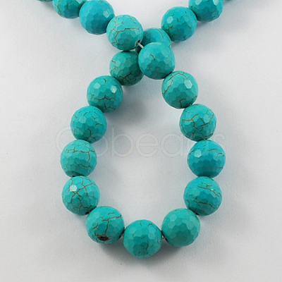 Gemstone Beads TURQ-S251-10mm-1