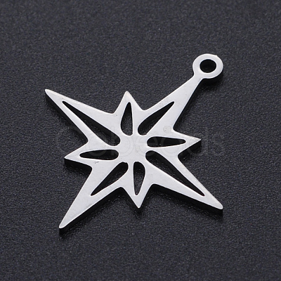 Non-Tarnish 201 Stainless Steel Laser Cut Pendants STAS-S105-T898-1-1