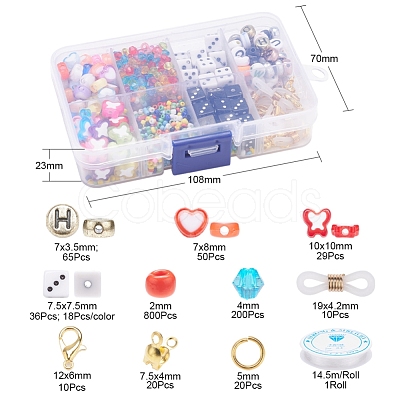 DIY Jewelry Set Making Kit DIY-YW0004-68-1