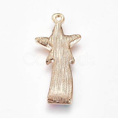 Alloy Enamel Pendants ENAM-O035-08G-1