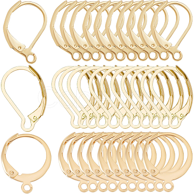 SUNNYCLUE 3 Style 304 Stainless Steel Leverback Earring Findings STAS-SC0007-58G-1