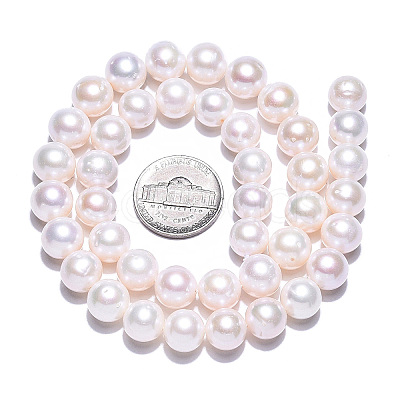 Natural Cultured Freshwater Pearl Beads Strands PEAR-N016-09C-1