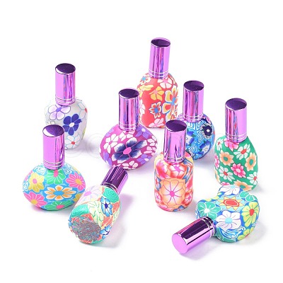 Refillable Polymer Clay Perfume Bottles MRMJ-K012-01-1