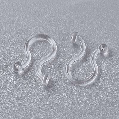 Plastic Clip-on Earring Findings KY-K012-01-1