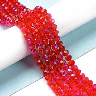 Electroplate Glass Beads Strands EGLA-A034-T2mm-L05-1