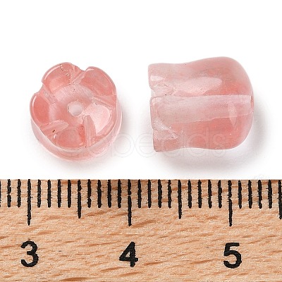 Cherry Quartz Glass Beads G-G109-01K-1