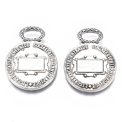 Tibetan Style Alloy Pendants TIBEP-N008-128-1