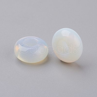 Synthetic Opalite European Beads G-G740-14x8mm-20-1