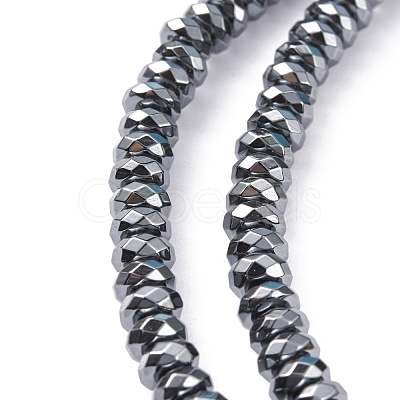 Non-Magnetic Synthetic Hematite Beads Strands G-Q422-1