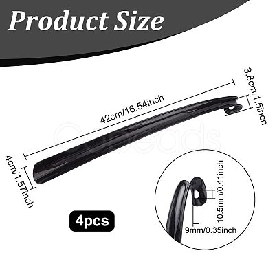 Plastic Shoehorns AJEW-WH0455-25-1