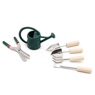 Alloy Kettle & Scissors & Shovel Tool Set Model PW-WG64212-01-1