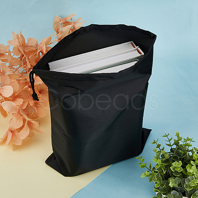 Nylon Shoes Storage Drawstring Bags ABAG-WH0038-40-1