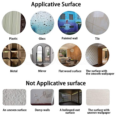 Acrylic Self Adhesive Furniture Films DIY-WH0225-85-1