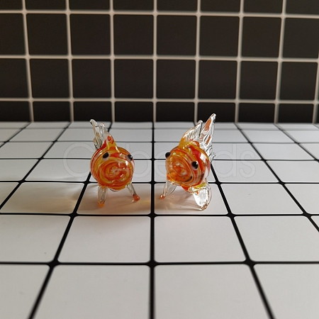 Miniature Fish Figurine Display Decorations LAMP-PW0001-22D-1
