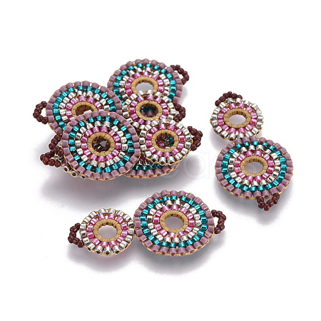 MIYUKI & TOHO Handmade Japanese Seed Beads Links SEED-A027-G22-1