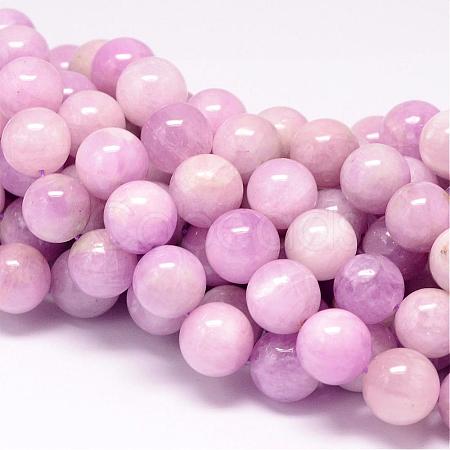 Natural Kunzite Beads Strands G-P132-03-12mm-1