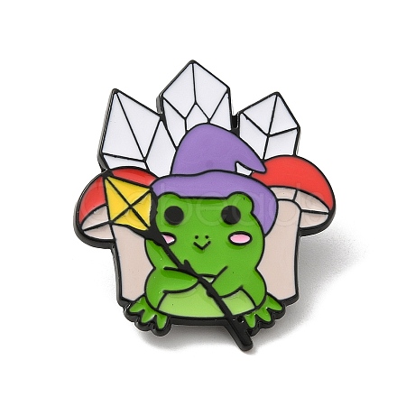 Frog Enamel Pin JEWB-P025-A03-1