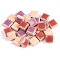 Square Shape Porcelain Mosaic Tiles, for DIY Mosaic Art Crafts, Picture Frames and More, Colorful, 10x10mm, about 205pcs/set