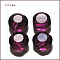 Imitation Austrian Crystal Beads, Grade AAA, K9 Glass, Faceted, Flat Round, Purple, 6x3.5mm, Hole: 0.7~0.9mm