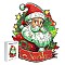 Wooden Puzzles, Children Intelligence Toys, Christmas Theme, Santa Claus, 380x280mm