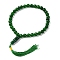 Natural Malaysia Jade Beads Stretch Bracelets, Inner Diameter: 4-1/2 inch(11.3cm)