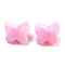 Acrylic Beads, Butterfly, Imitation Gemstone, Pink, 11x12x7.5mm, Hole: 1mm, 1064pc/500g