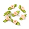 Polyester Rose Ornaments, for DIY Hair Accessories, Clothing Decoration, Costume, PeachPuff, 27.5~29x14~16x7.5mm