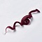 Fashion Women's Hair Accessories, Iron Snap Hair Clips, with Chemical Fiber Colorful Hair Wigs, Dark Red, 50x3.25cm