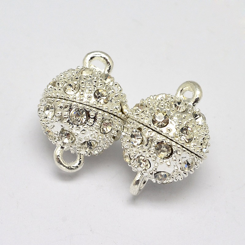 Cheap Oval Brass Rhinestone Magnetic Clasps Online Store - Cobeads.com