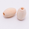 Unfinished Natural Wooden Beads WOOD-WH0109-04B-2