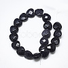 Synthetic Blue Goldstone Beads Strands X-G-S357-E01-19-2