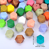 Hexagonal Silicone Beads SI-JX0020A-80-2