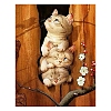 Lovely Cat Flower 5D Diamond Painting Kits for Adults Kids PW-WG60155-06-1