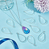 Olycraft 50Pcs Alloy Open Back Bezel Pendants FIND-OC0003-35S-5