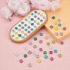 Glitter Glass Cabochons GLAA-FH0001-01A-7