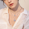 SHEGRACE Brass Tiered Necklaces JN879A-6