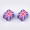 Handmade Polymer Clay Beads X-CLAY-S091-79-2