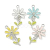 UV Plating Alloy Enamel Pendants FIND-M033-22P-1