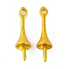 Brass Bead Cap Bails KK-G502-17A-G-1