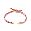 Nylon Cord Silder Bracelets MAK-C003-03G-02-4