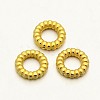 Ring Zinc Alloy Spacer Beads X-PALLOY-N0109-01G-1