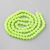 Baking Painted Imitation Jade Glass Round Bead Strands DGLA-Q021-10mm-08-3