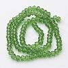 Handmade Imitate Austrian Crystal Faceted Rondelle Glass Beads X-G02YI0I1-2
