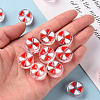 Transparent Enamel Acrylic Beads X-TACR-S155-005F-5